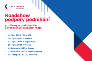 Roadshow na podporu podnikání v 7 městech Moravskoslezského kraje